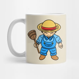 Cute chibi farmer boy Mug